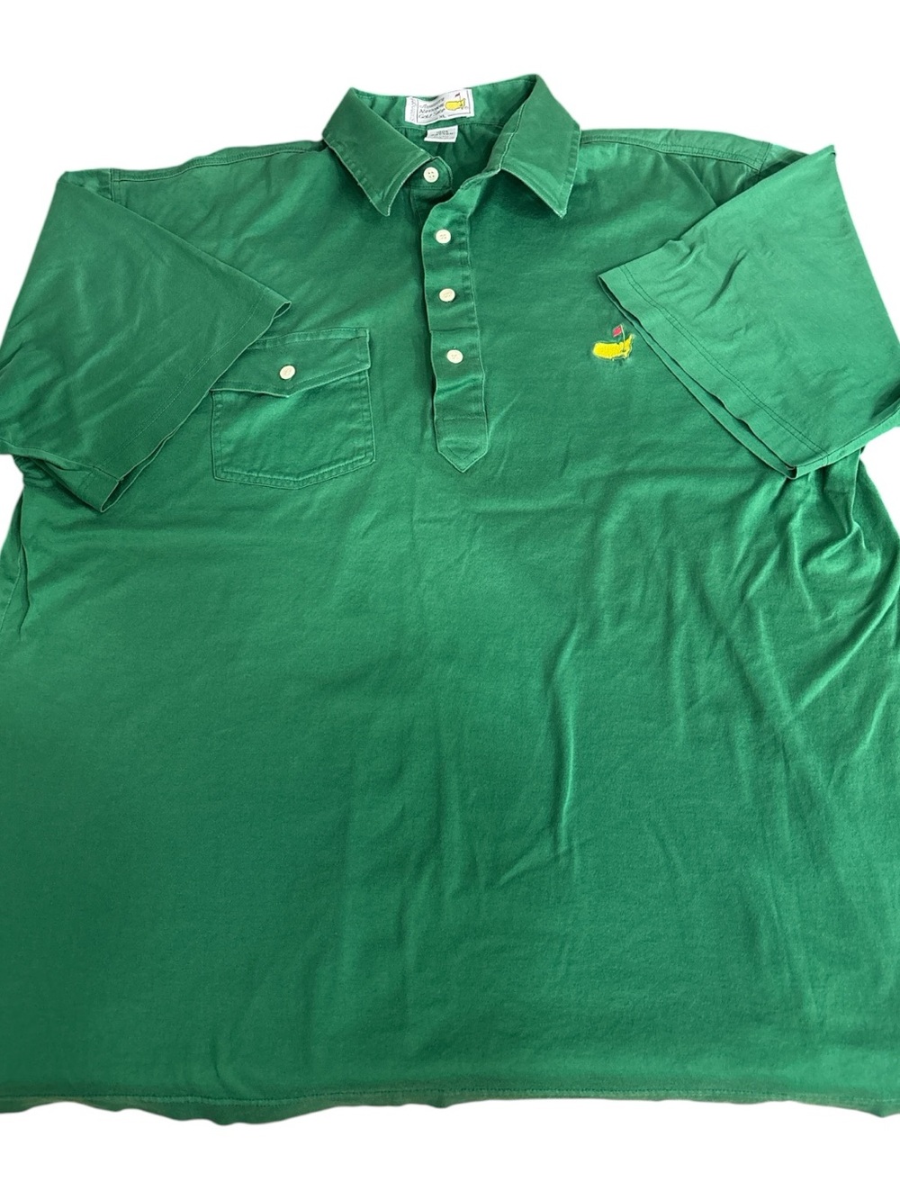 Slazenger Emerald Green Short-Sleeve Polo with Chest Pocket